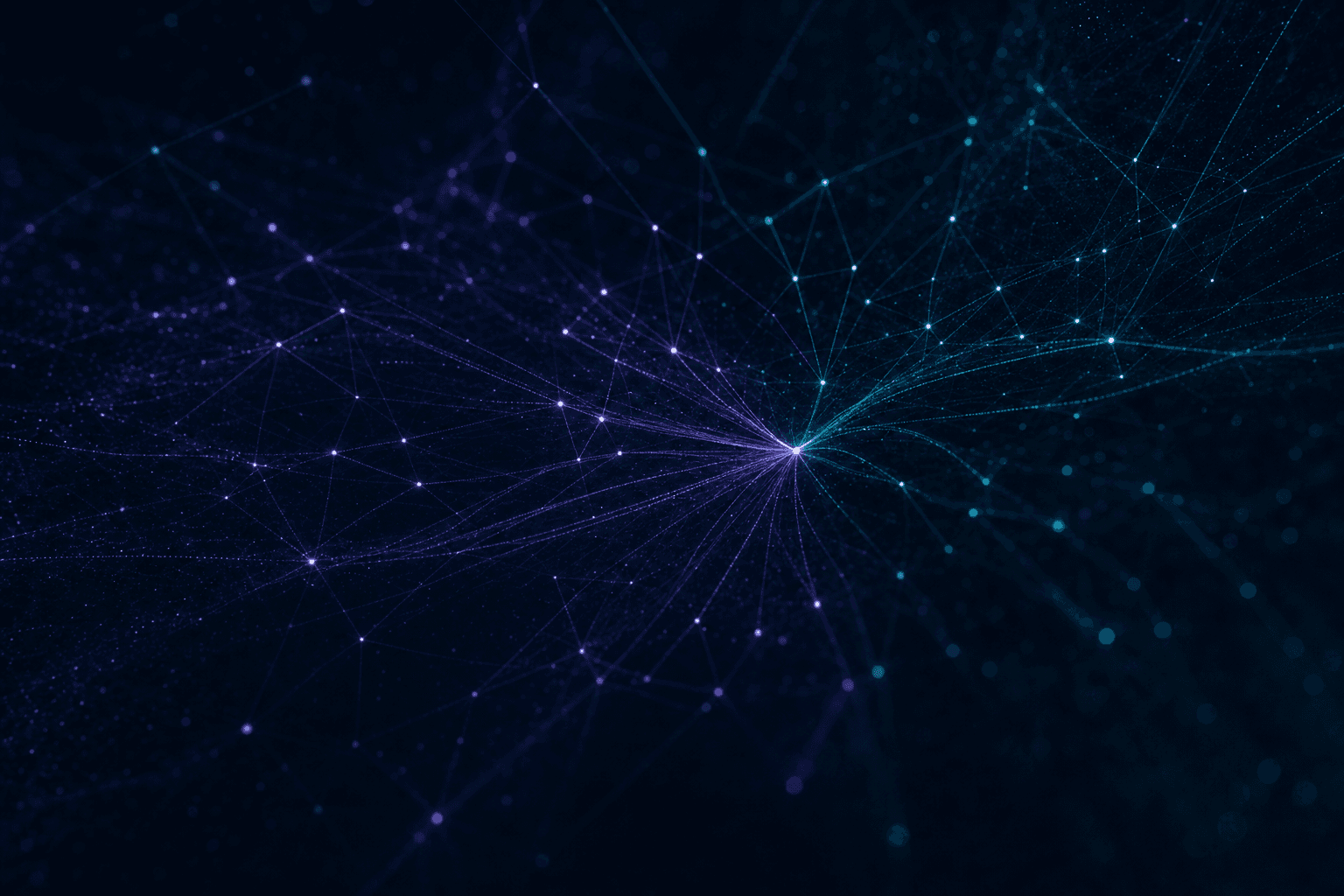 Connected intelligence network in a midnight field